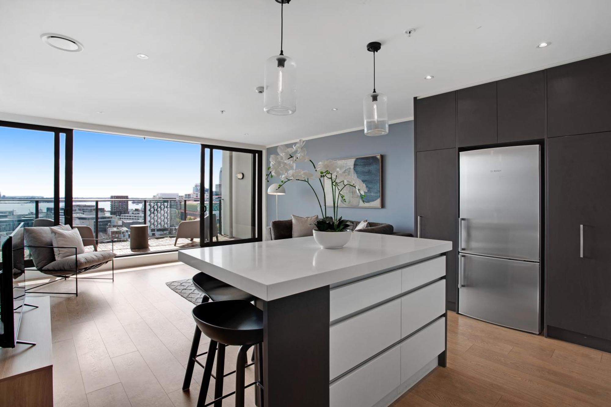 Skyline Serenade Apt With Skycity View And Parking Auckland Eksteriør billede